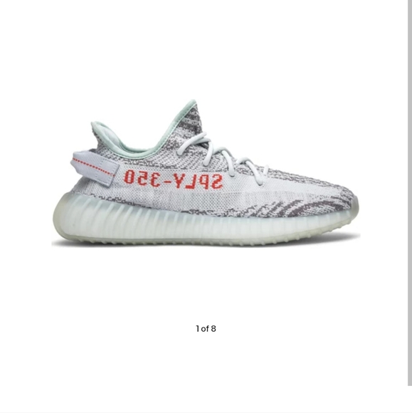 Yeezy 350 v2 "blue tint" size 11 - Picture 2 of 2